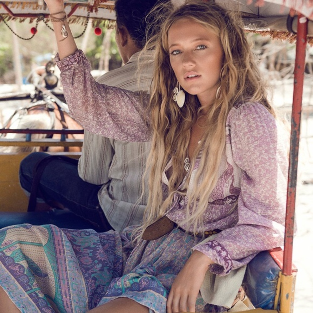 Spell & The Gypsy Collective Xanadu Blouse purple